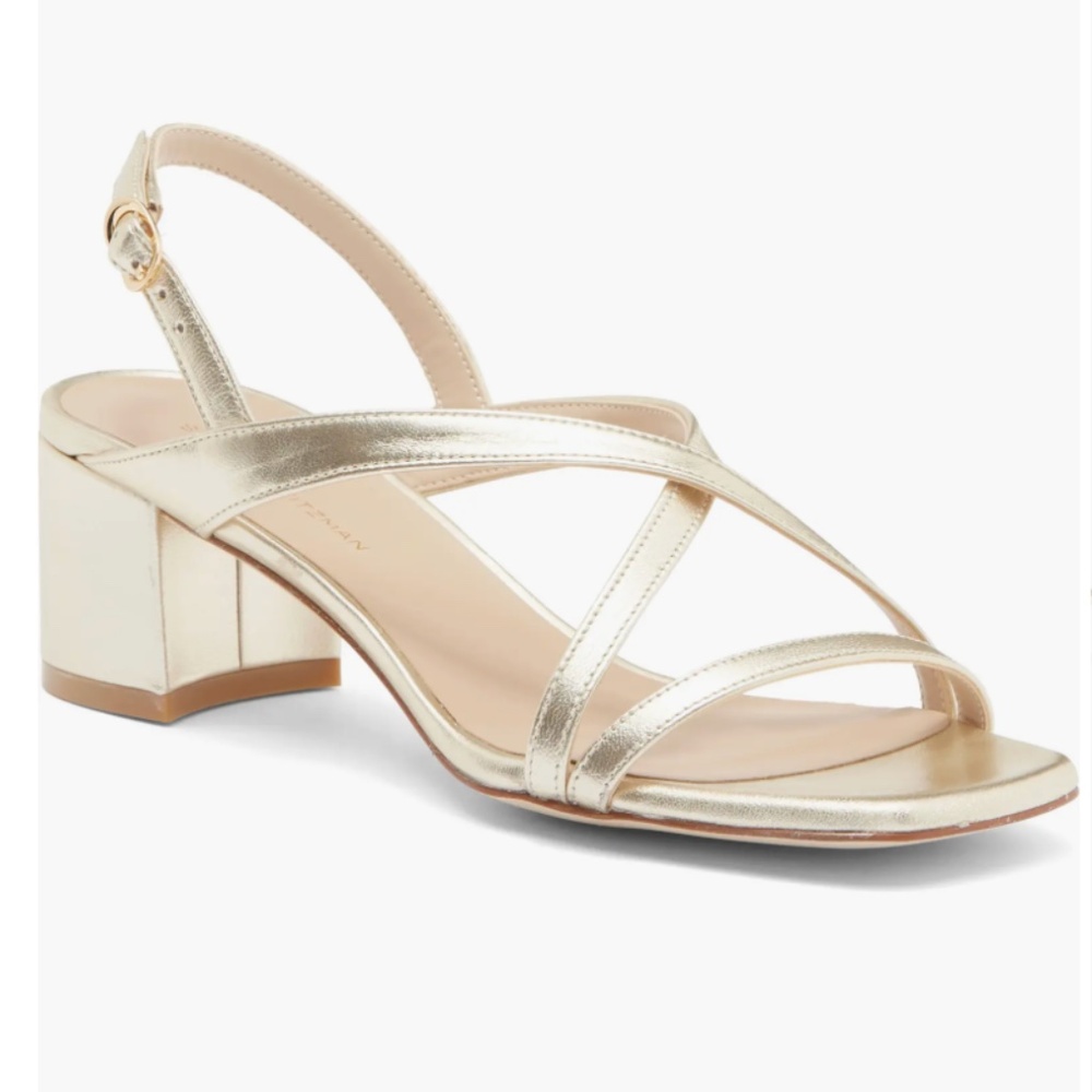 Stuart Weitzman Oasis 50 Block Sandal Size 9.5